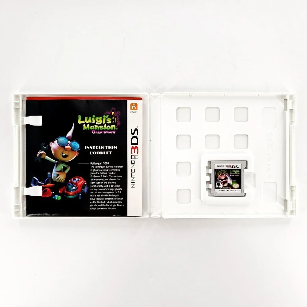 Luigi's Mansion: Dark Moon (Nintendo 3DS, 2013) Authentic Complete Tested Works